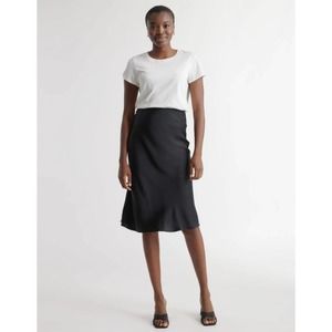 Washable Silk Skirt Small NWT Black